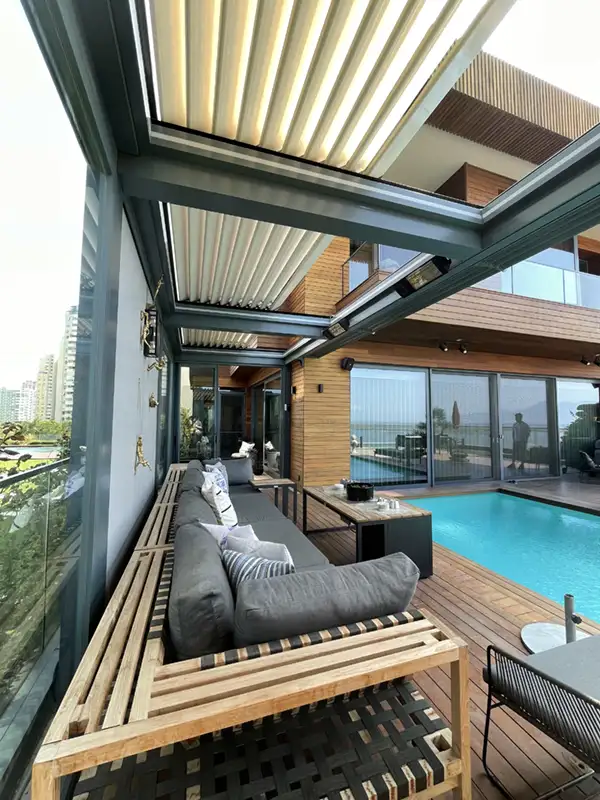 SkyFree pergola system